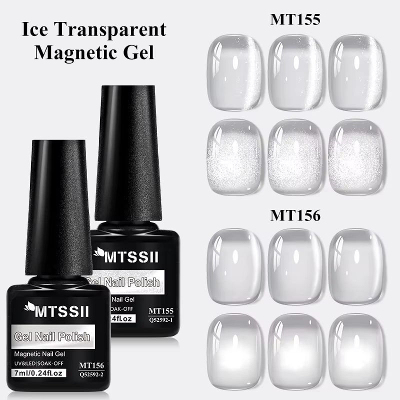 MTSSII – vernis à ongles Gel magnétique Transparent