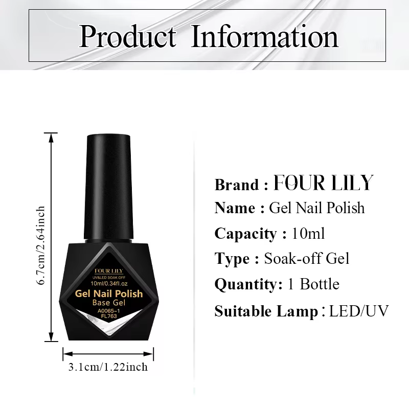 Kit de vernis de Base pour ongles