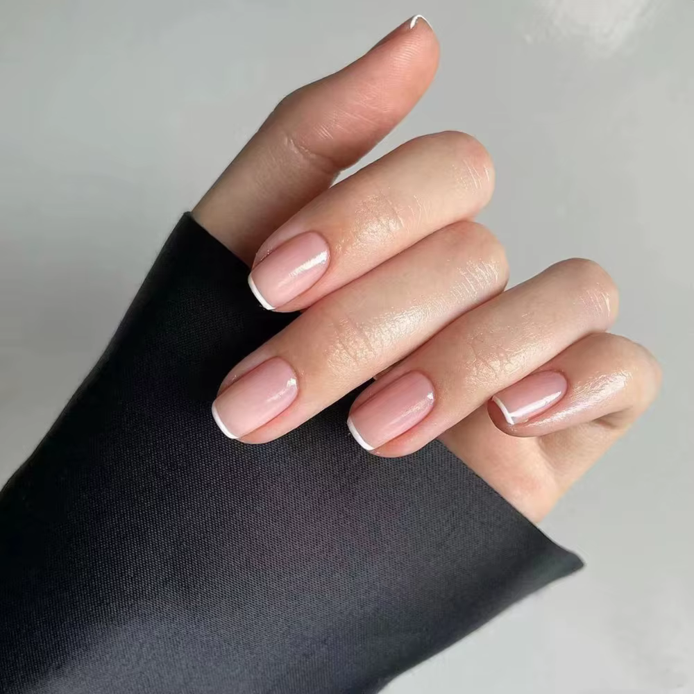 Faux Ongles Courts à Couverture Complète
