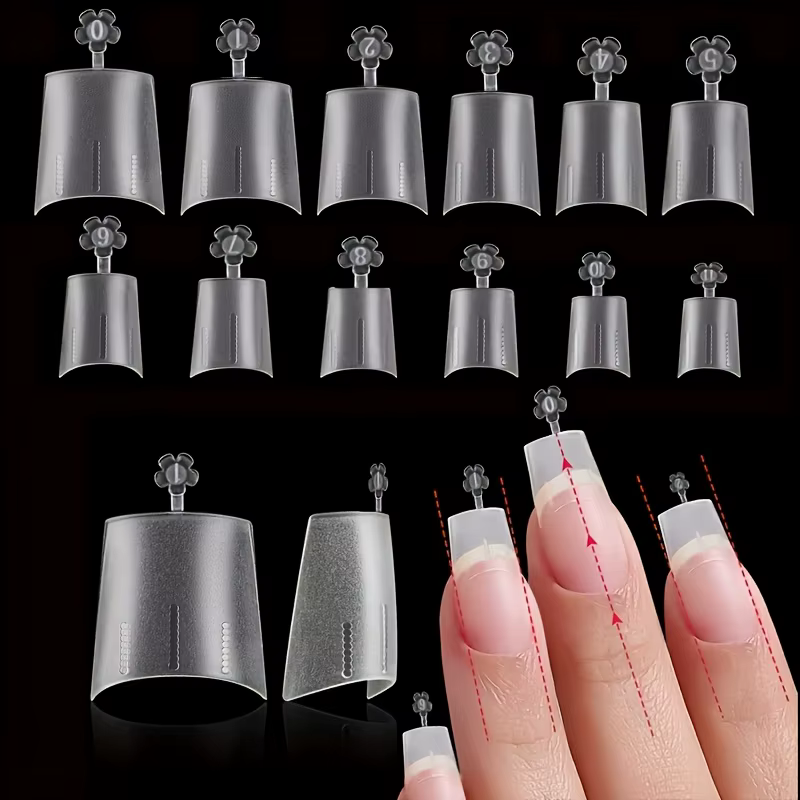 Patch faux ongles carré moyen