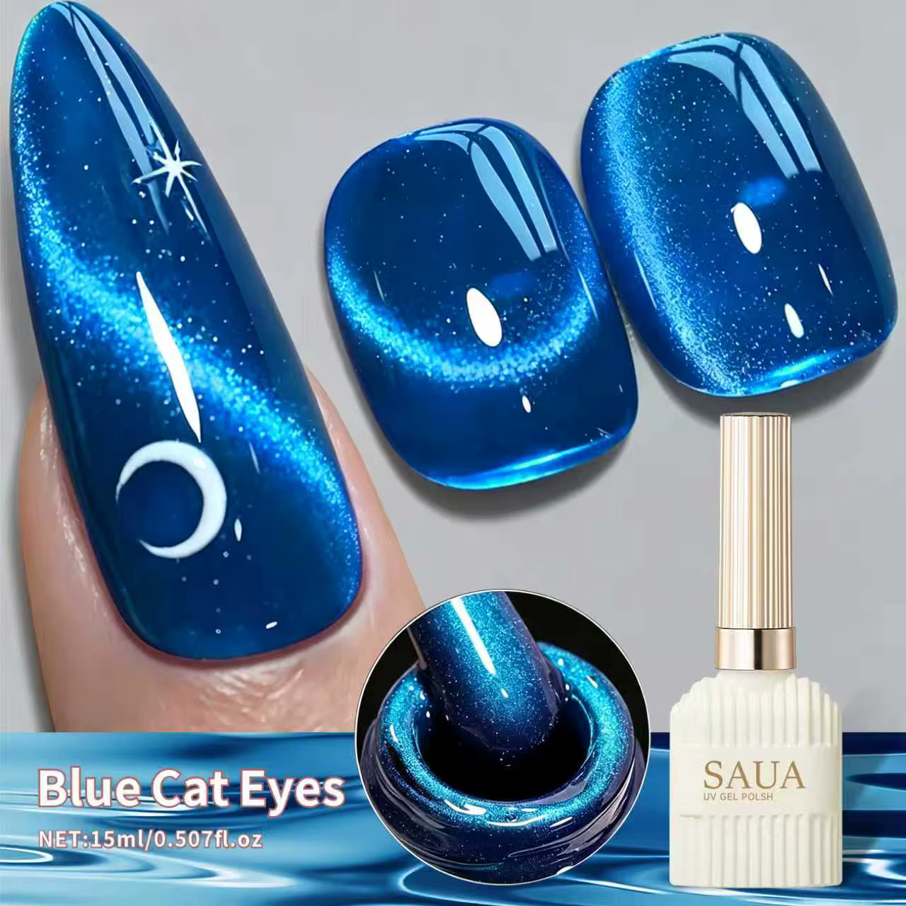 Nouveau Gel Oeil de Chat Bleu Marine