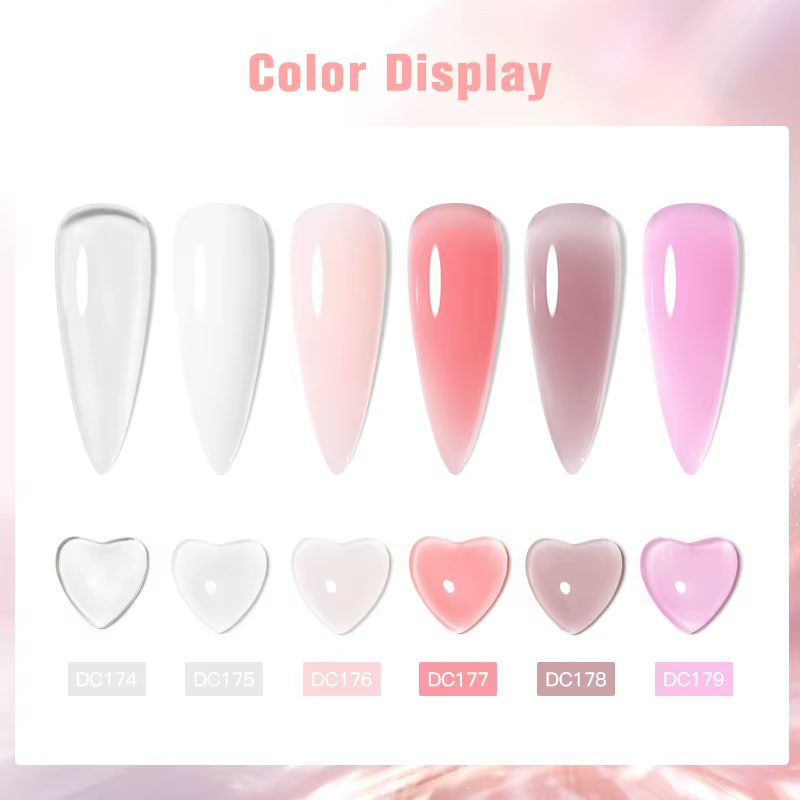 Mtssii 7ml blanc laiteux Extension rapide Gel vernis à ongles Semi Permanent tremper manucure Nail Art UV LED