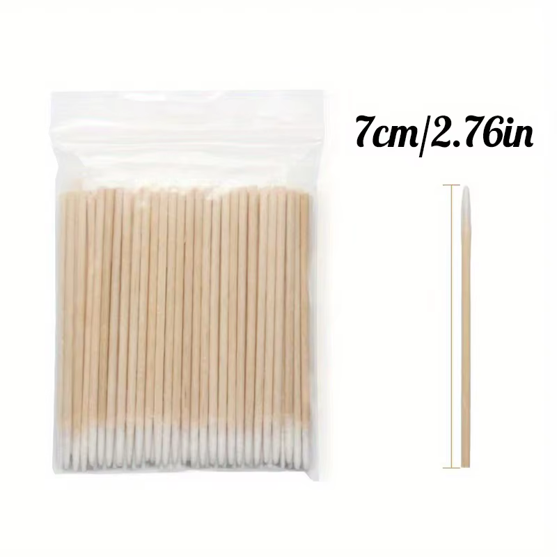 Coton-tige en bois pour ongles