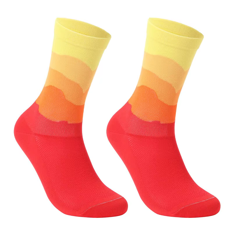 Nouvelles chaussettes de Sport unisexe chaussettes de cyclisme hommes chaussettes de Sport de plein air chaussures de vélo pour chaussettes de vélo de route chaussettes de basket-ball de course