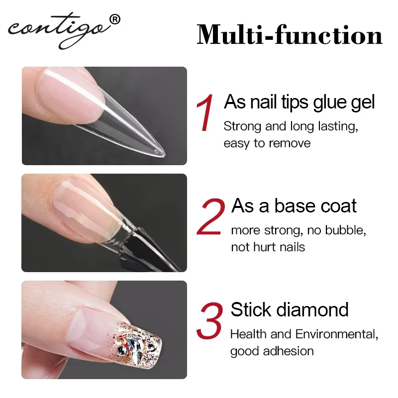 CONTIGO Colle Gel pour Ongles 7