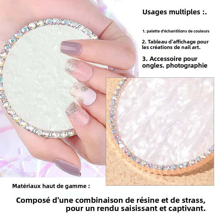 Panneau d'affichage en résine pour Nail Art