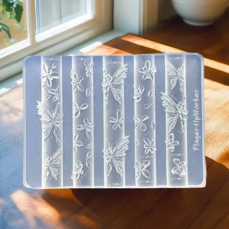 NOUVEAUTÉ! Moule à ongles en acrylique 3D transparent
