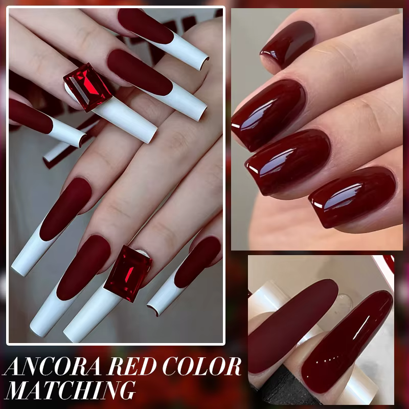 BORN PRETTY 10ml Vernis à ongles gel rouge Ancora