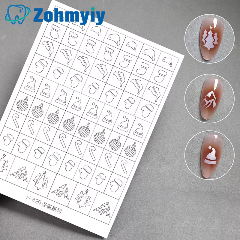 Pochoir d'aérographe pour ongles
