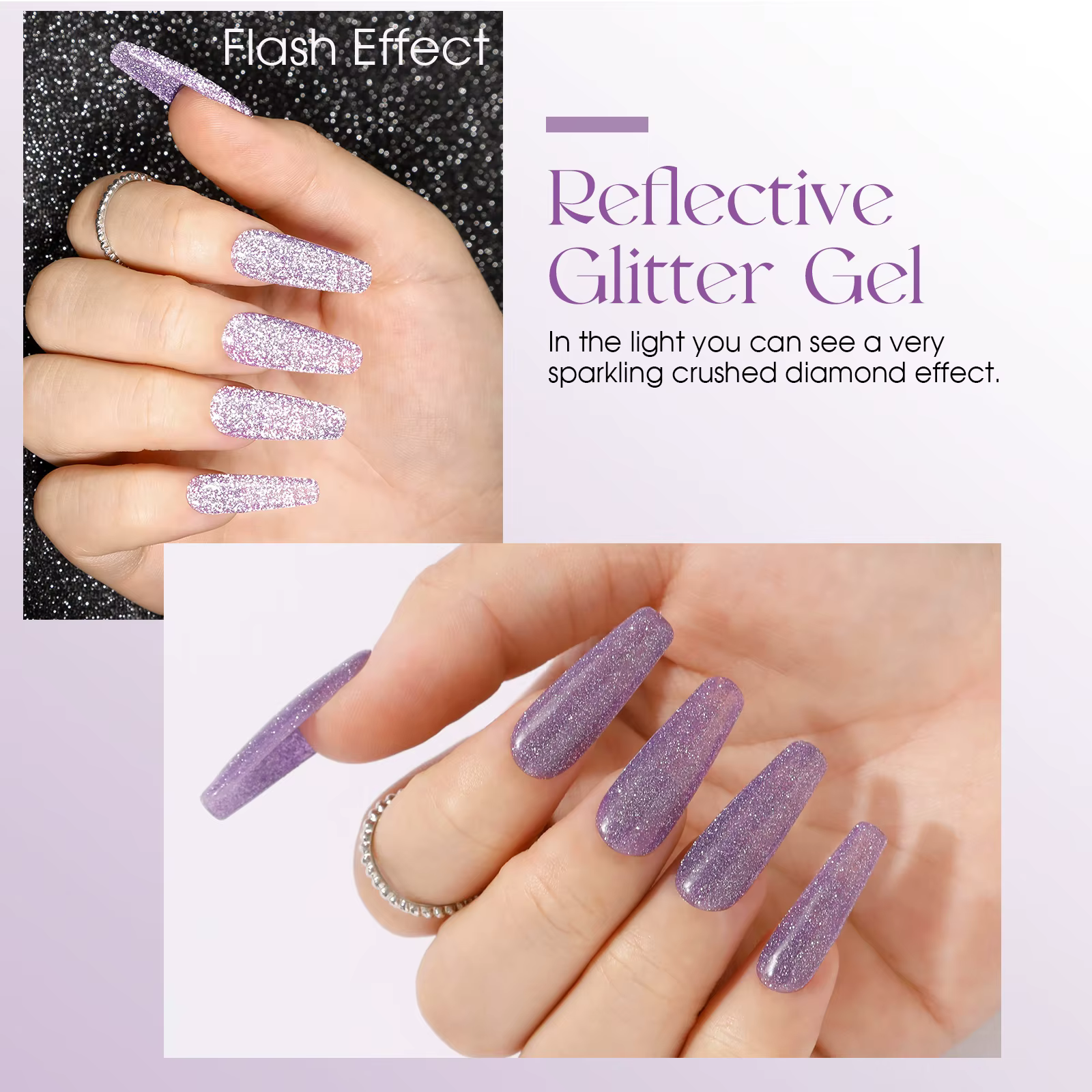 ROSALIND – ensemble de vernis à ongles en gel de couleur scintillante