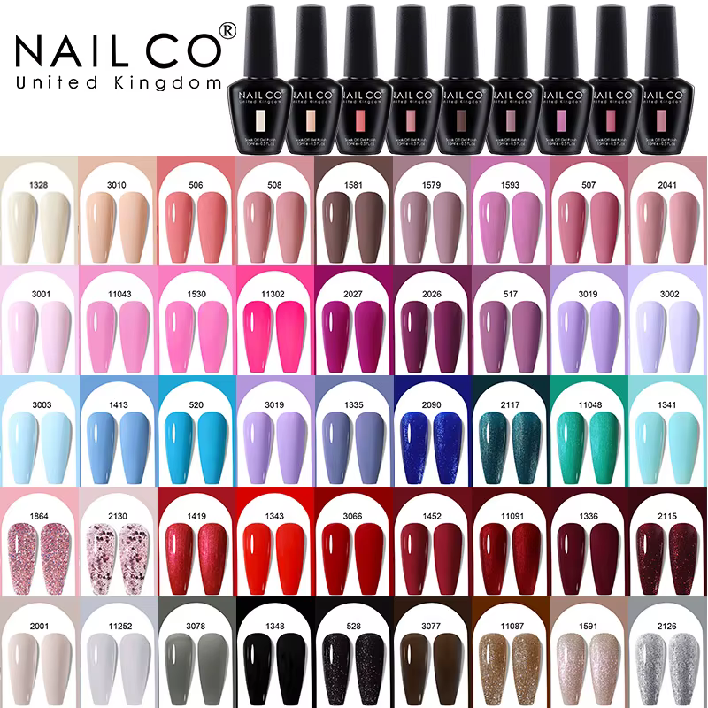NAILCO hiver série couleur Gel vernis à ongles 15ML Semi Permanent tremper Gel