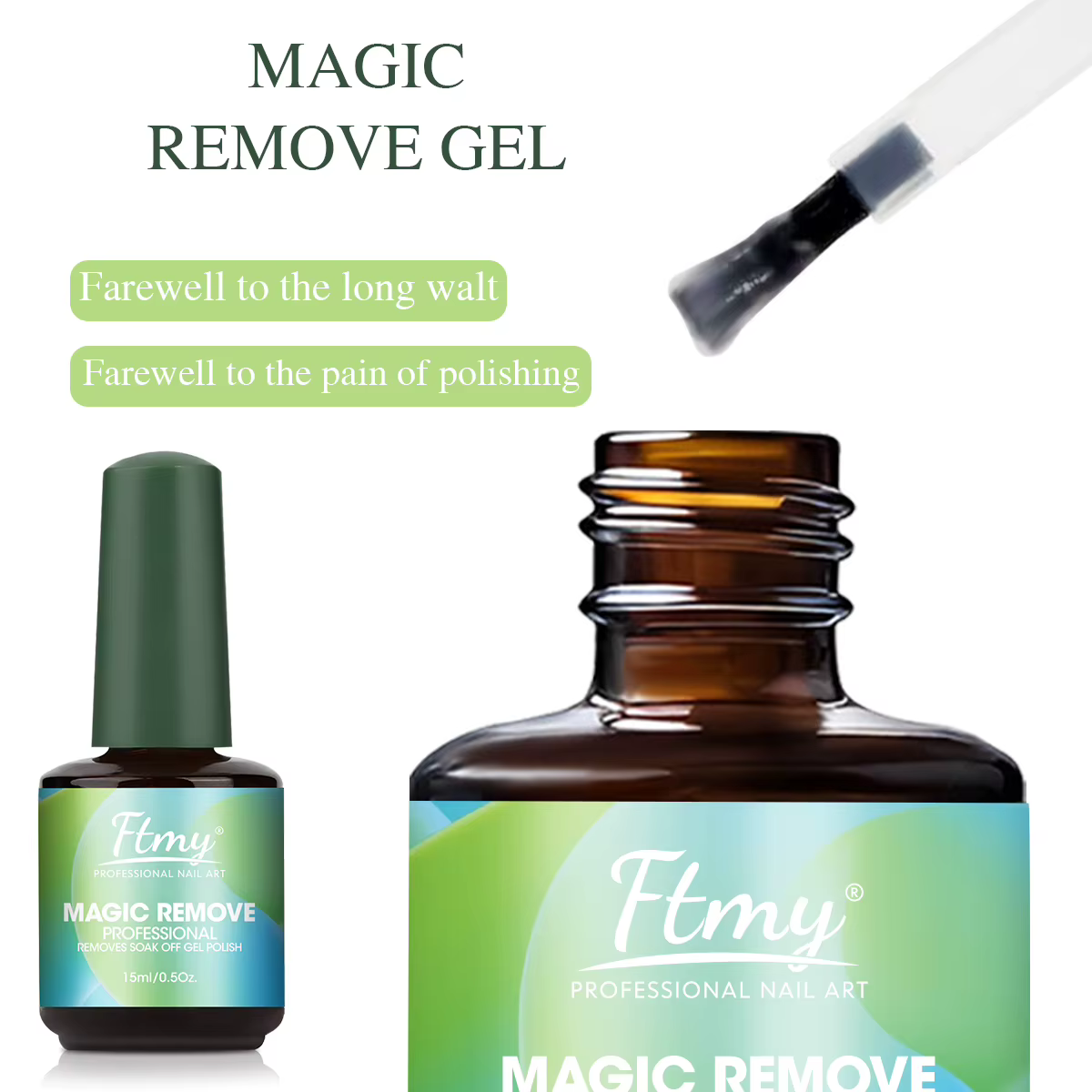 Dissolvant de vernis à ongles en Gel