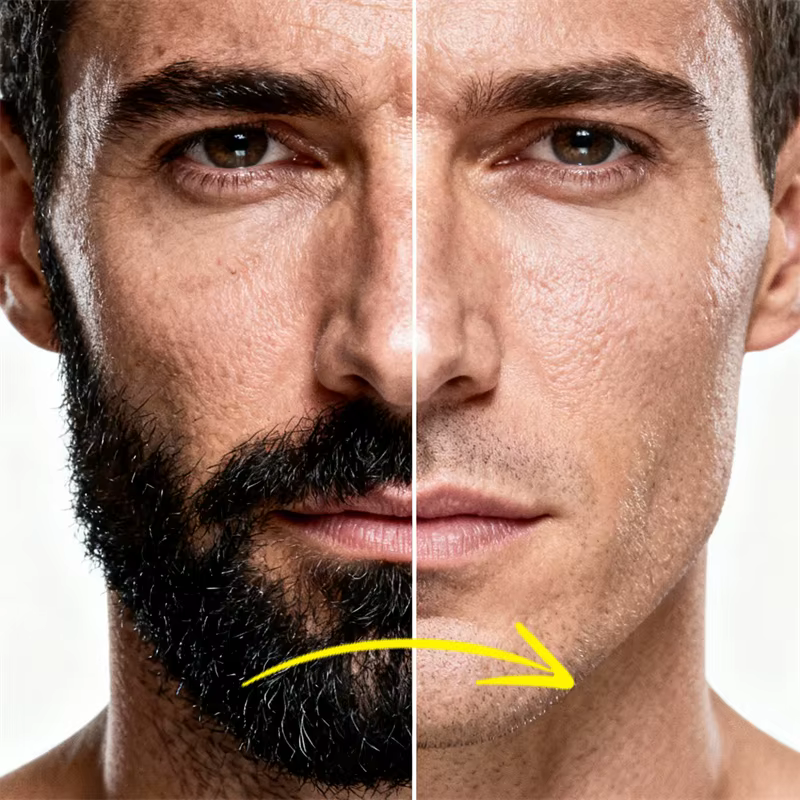 Crème à raser Gel à raser naturel hommes crème à raser Non irritante hydrater lisse Transparent barbe moususse à raser pour hommes cadeau