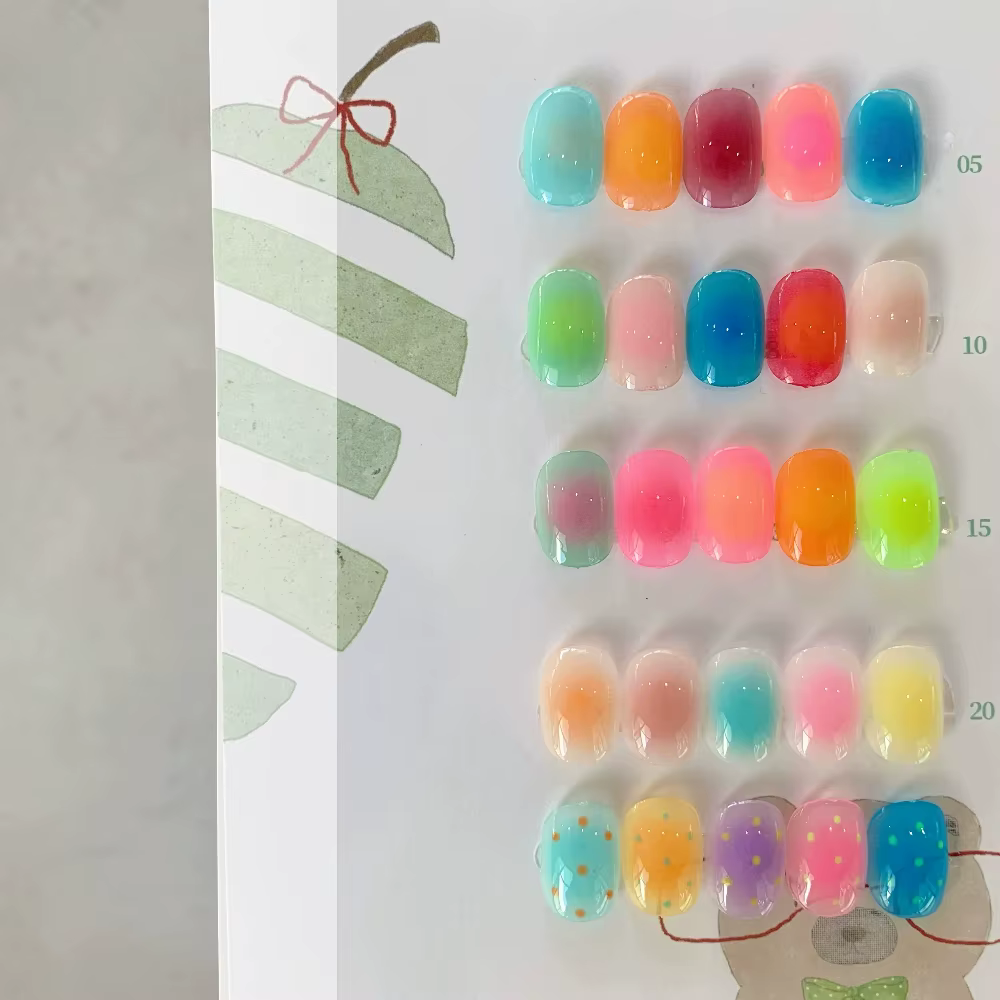 Vernis à ongles gel fluorescent 20 couleurs