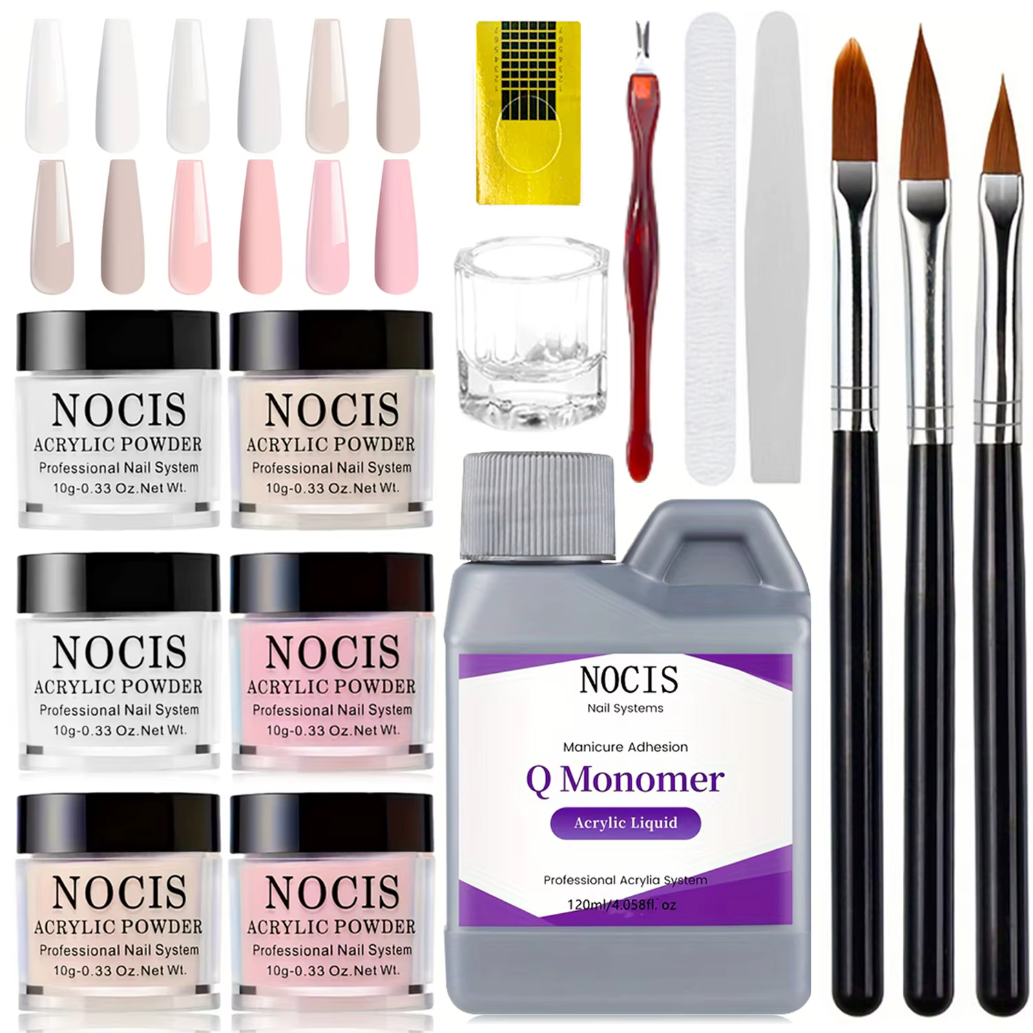 Ensemble d'ongles en acrylique