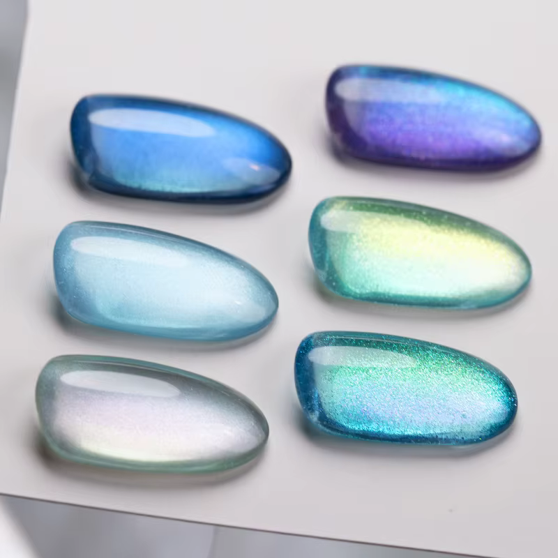 AWStorG 7.5ML océan ondulation oeil de chat Gel Aurora violet bleu Gel magnétique vernis à ongles Semi Permanent tremper UV LED Gel manucure