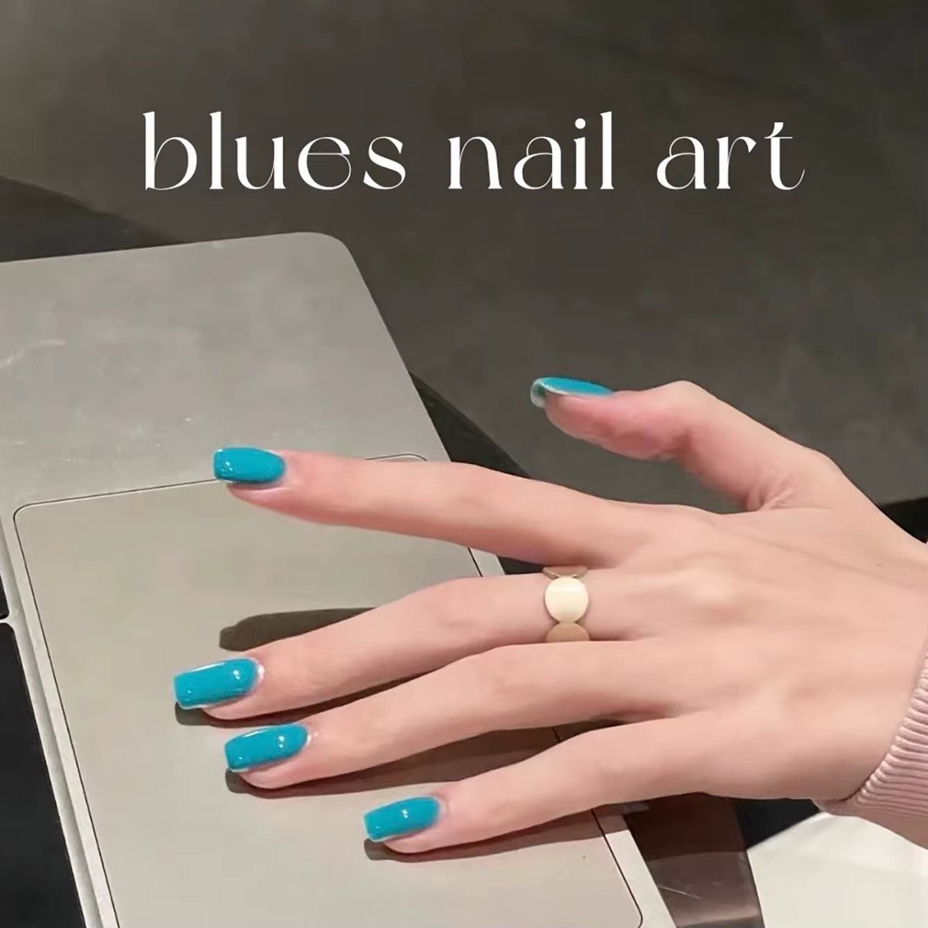Vernis à ongles gel UV LED bleu turquoise éclaircissant et vert dopamine