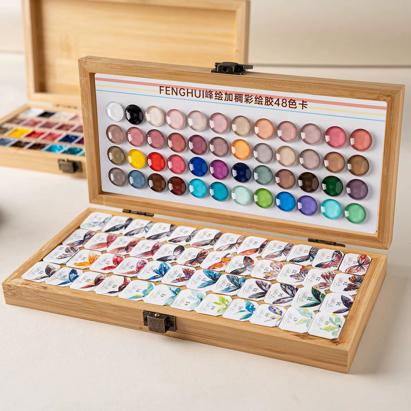 48 Couleurs/Boîte Gel de Peinture à Tapoter pour Ongles UV LED Soak Off