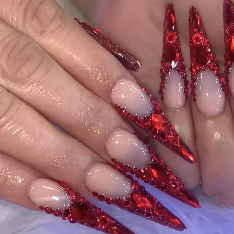 Faux ongles carrés Extra longs XXL