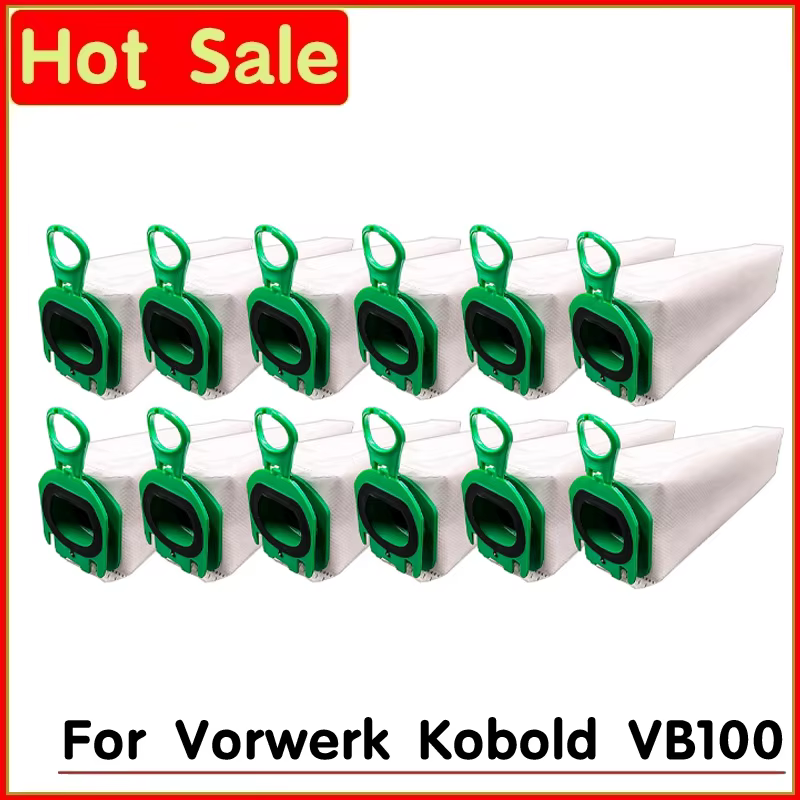 Filtre à vide Premium sac à poussière pour Vorwerk Kobold VB100 FP100 VB 100 FP 100 pièces de rechange accessoires Kit sac d'aspirateur