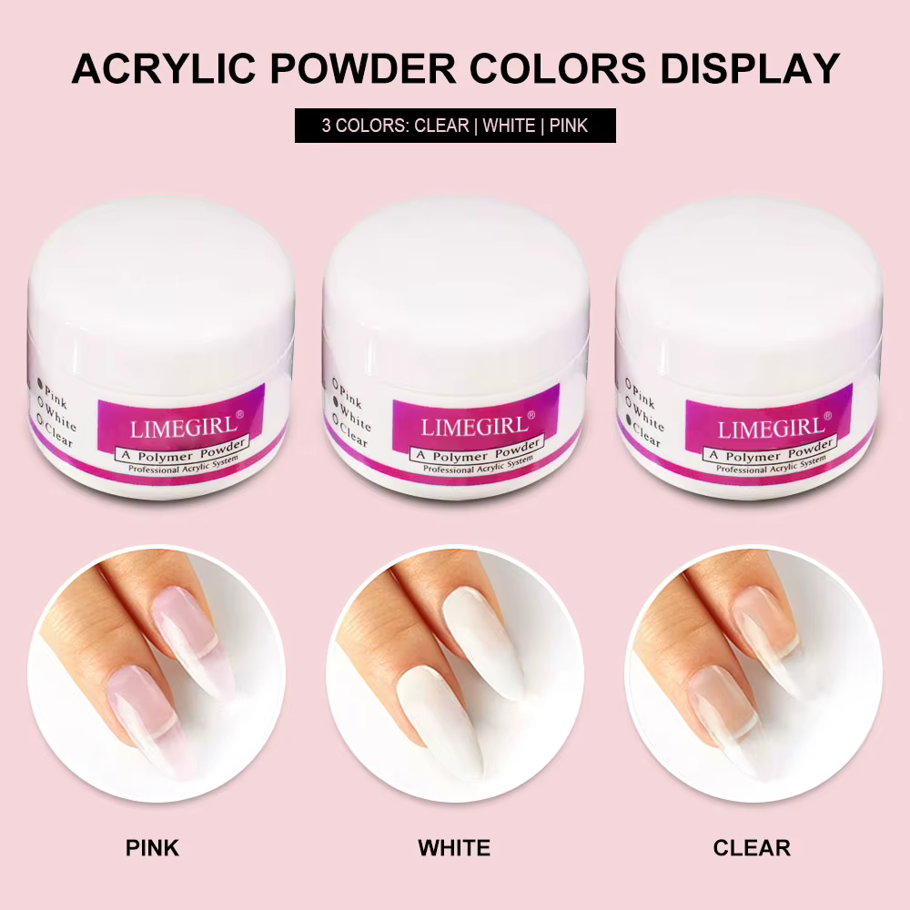 Poudre acrylique pour Nail Art et Mono liquide
