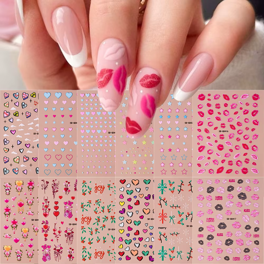 Autocollants 5D pour les ongles