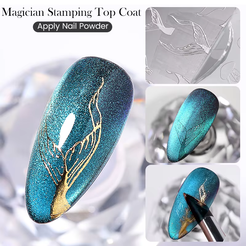 BORN PRETTY – couche de finition d'estampage de magicien