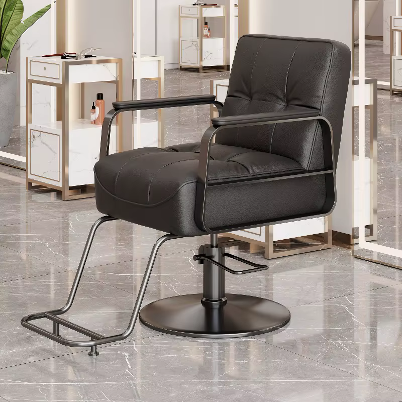 Fauteuil de Salon Moderne Tendance, Chaise de Salon de Beauté de Luxe Nordique, Fauteuil Vintage Élégant pour Manucure et Coiffure