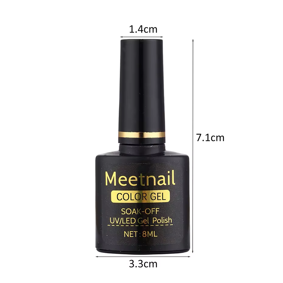2 pièces noir blanc vernis à ongles Gel ensemble 8Ml Semi Permanent tremper UV LED