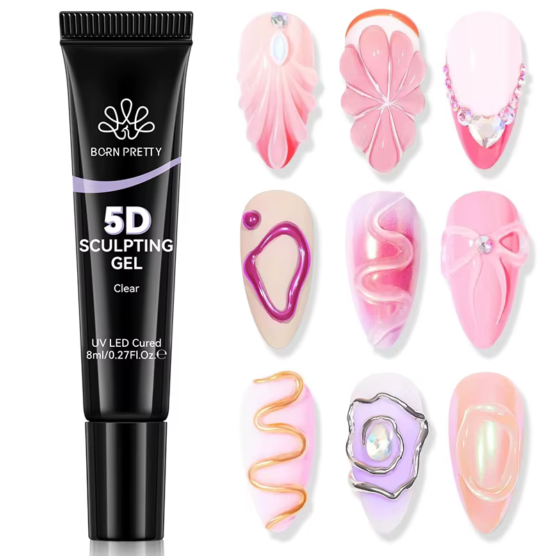Gel de sculpture 5D BORN PRETTY pour nail art
