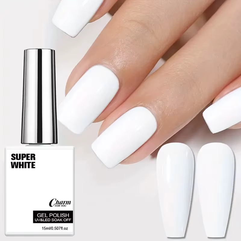 Vernis à ongles gel super blanc 15ml UV LED Soak Off