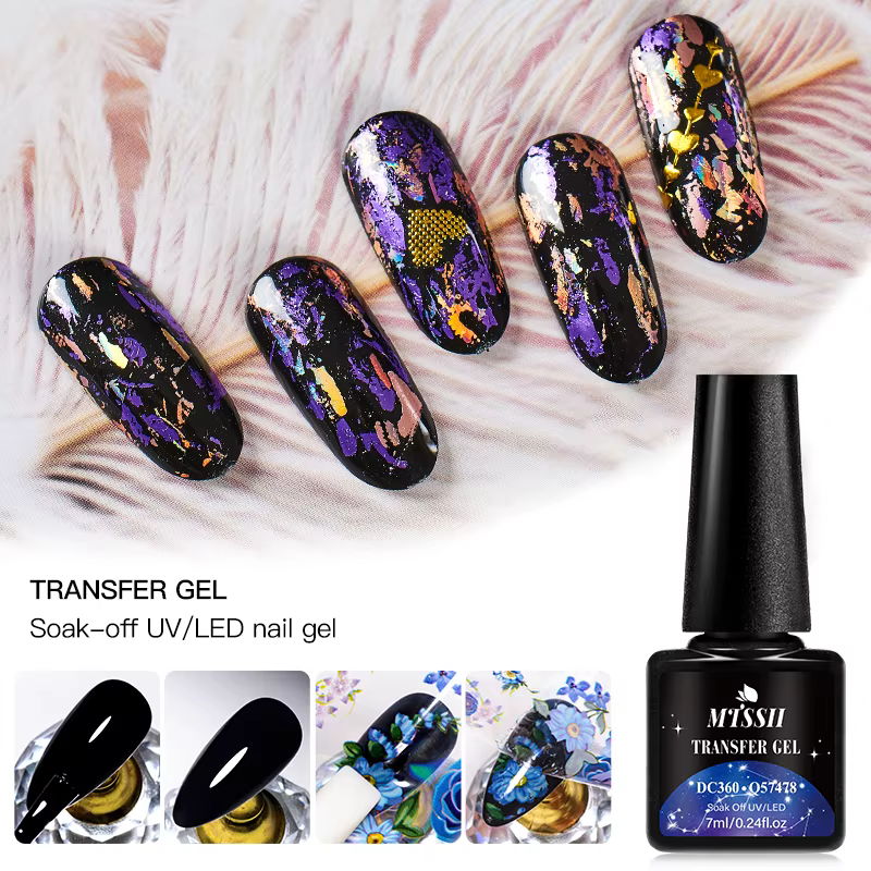 Vernis à ongles en feuille de transfert