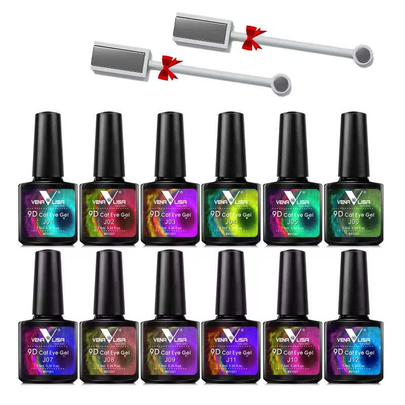 Venalisa – Kit de vernis à ongles en Gel magnétique 9D