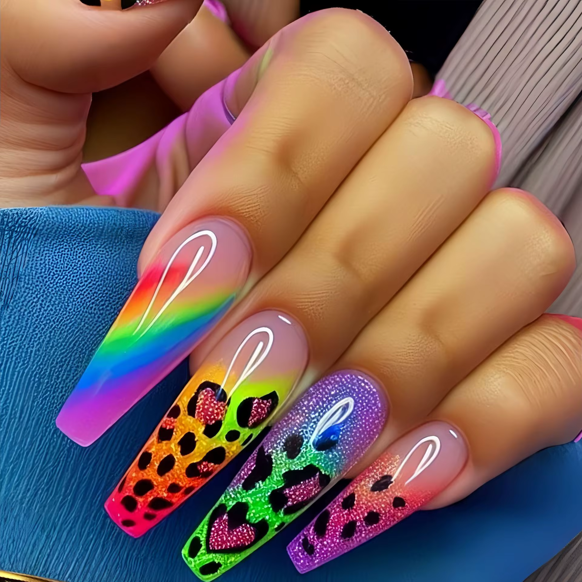 Faux ongles courts, moyens et longs