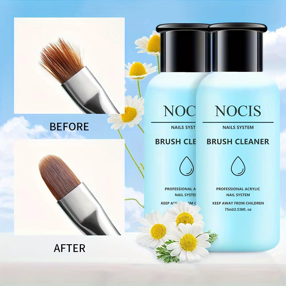 Nettoyant pour pinceaux à ongles en acrylique NOCIS 75ml