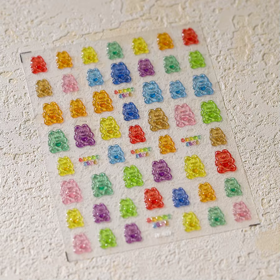 Autocollants pour ongles Little Bear Nail Art