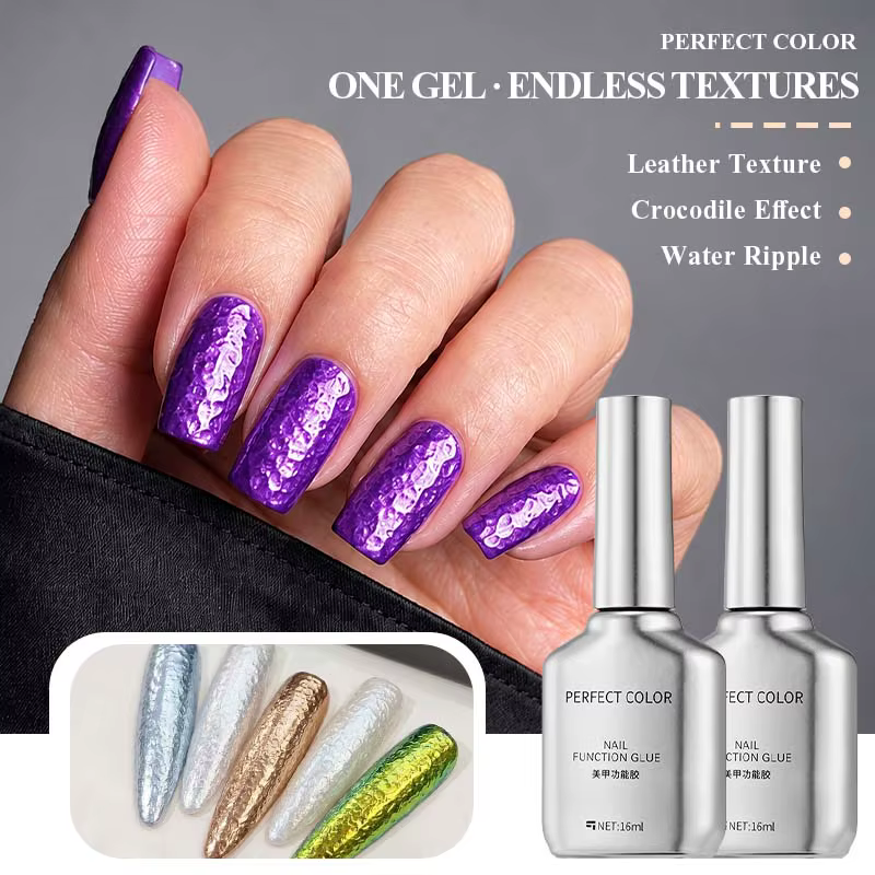 Vernis à ongles gel effet vague d'eau PERFECT COLOR
