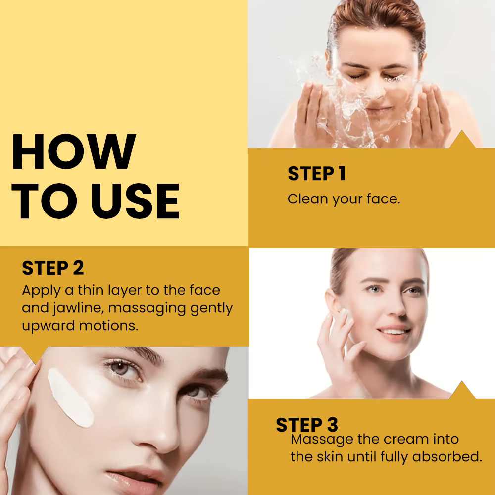SUYARUN Botax Crème pour le visage anti-âge – Traitement raffermissant pour la réduction des rides et le lifting avec collagène et acide hyaluronique.