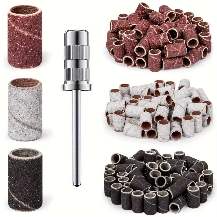 75 bandes de ponçage pour ongles avec embout de mandrin de 3/32"