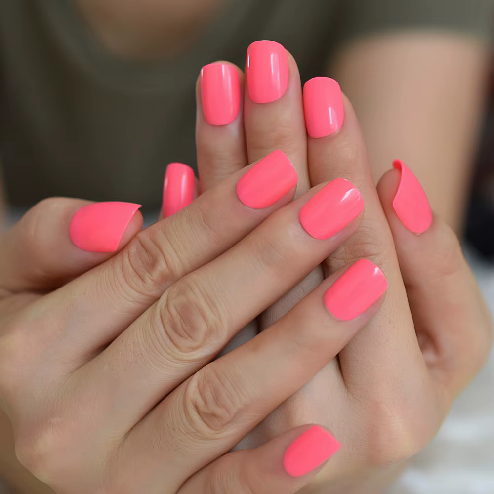 Faux ongles à pression courte