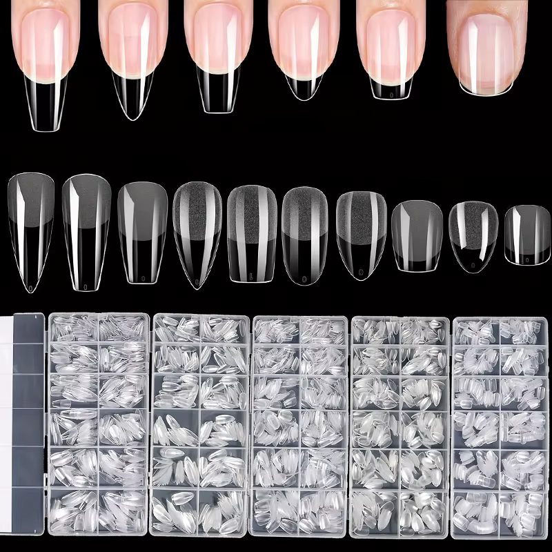 600 morceaux de faux ongles