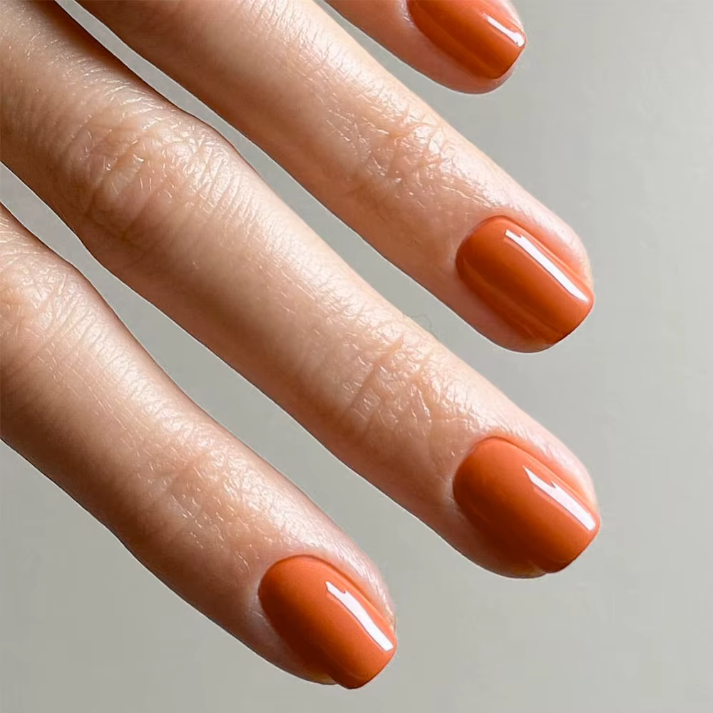 24 pièces/ensemble carré jaune presse sur ongles Faux