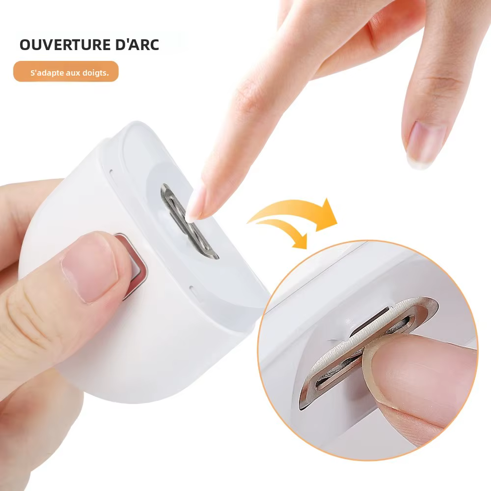Coupe-ongles électrique automatique avec coupe-ongles léger