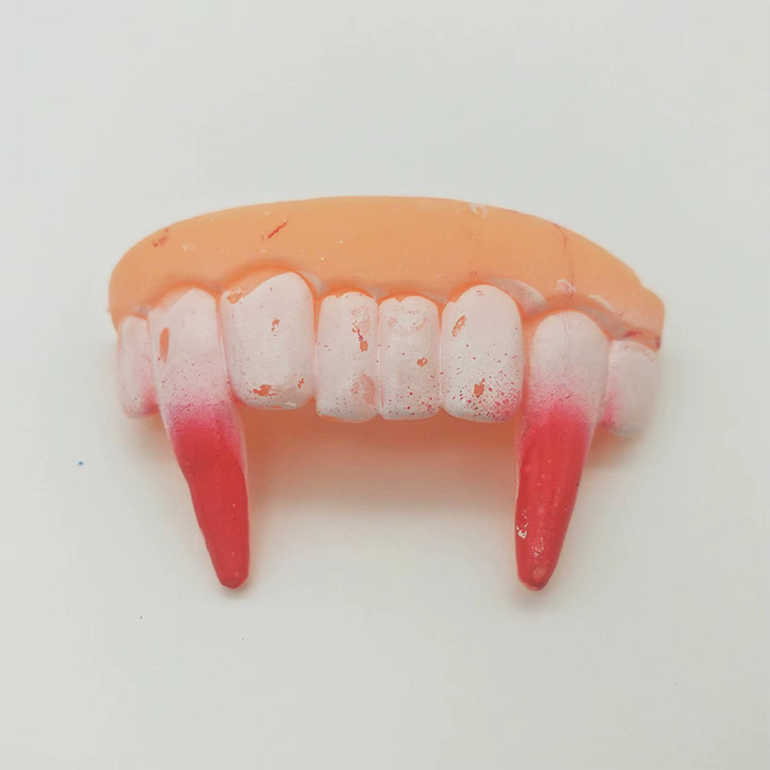 1 paire de fausses dents crocs drôles, accessoire de Costume de Cosplay, fournitures de fête, Halloween Cosplay, prothèses humoristiques, cadeau du poisson d'avril