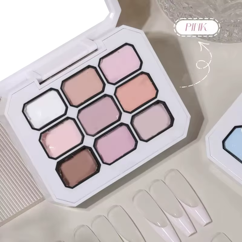 Vernis Gel Solide Dégradé Rose 9 Couleurs