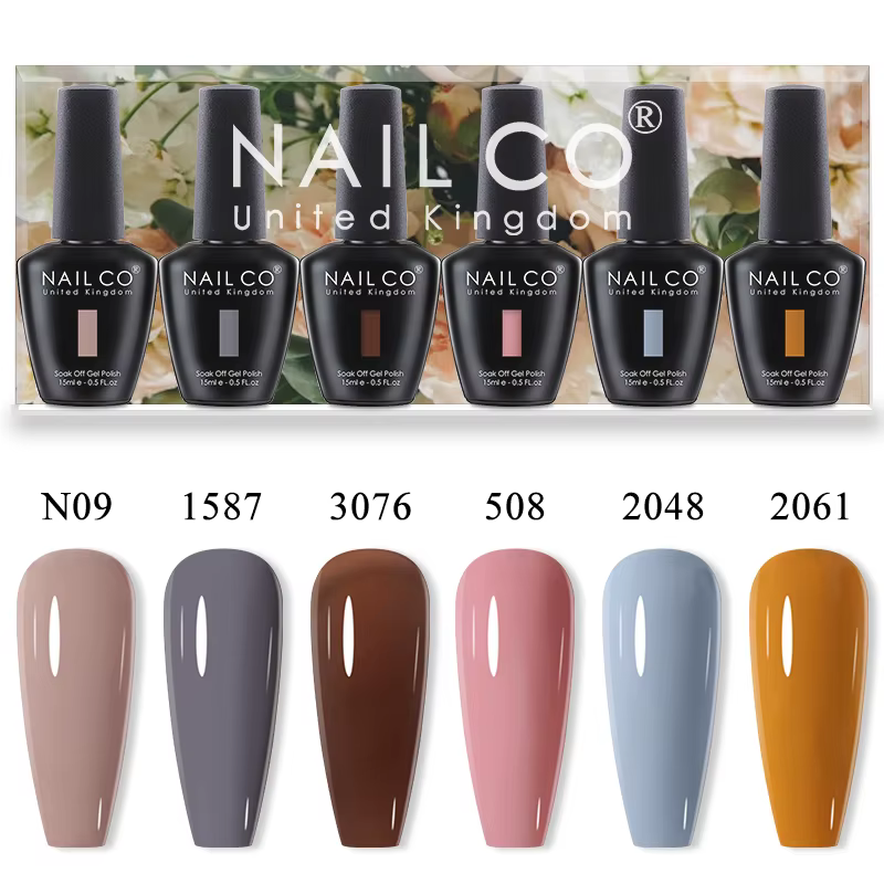 NAILCO Gel vernis à ongles printemps 140 couleurs pour la décoration d'automne Semi Permanent mat couche de Base