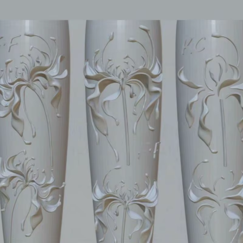 NOUVEAU Moule en silicone 3D pour ongles motif fleur de Lycoris Radiata