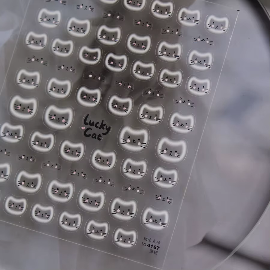 Autocollants coréens pour Nail Art