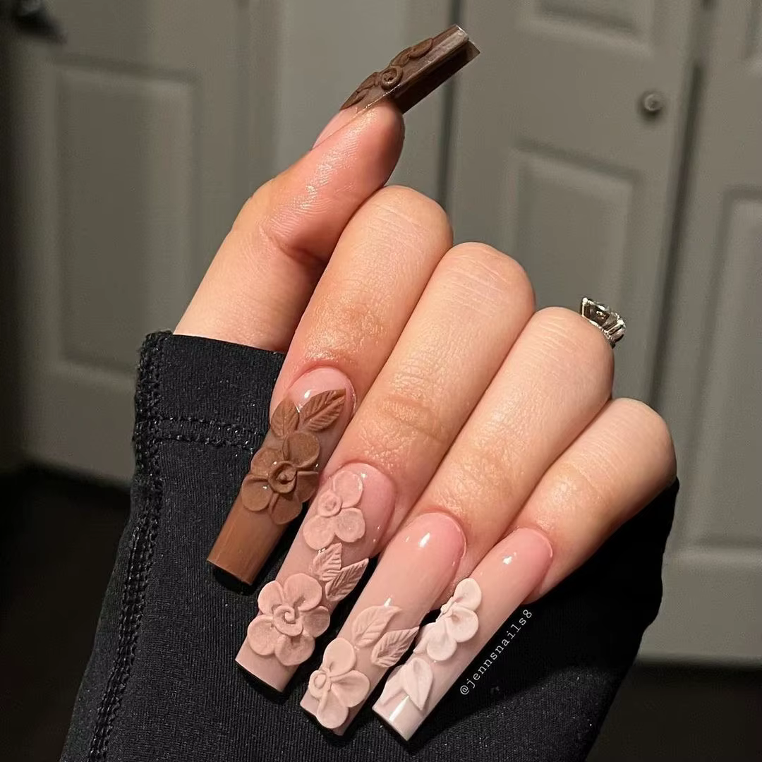 1 bouteille de poudre acrylique pour ongles