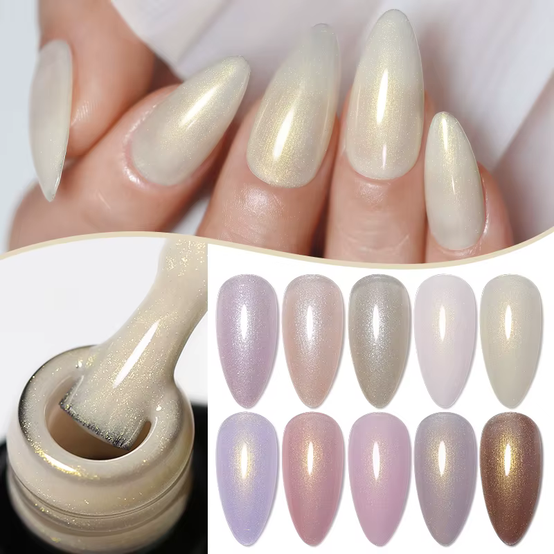 Arte Clavo perle coquille Gel vernis à ongles nouveau paillettes Auroras Gel tremper UV Gel